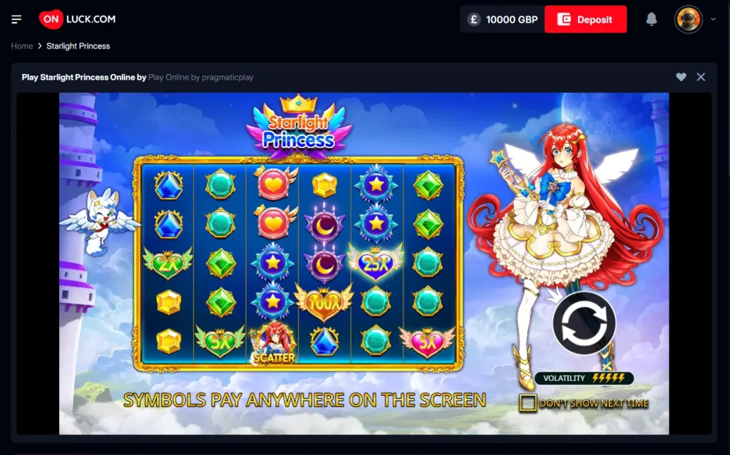 Starlight Princess Demo