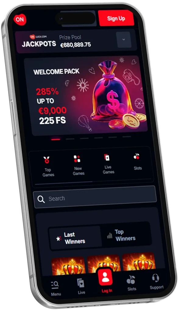 Main Page of the Mobile App