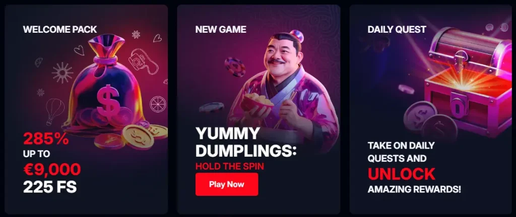 Onluck Bonus Types